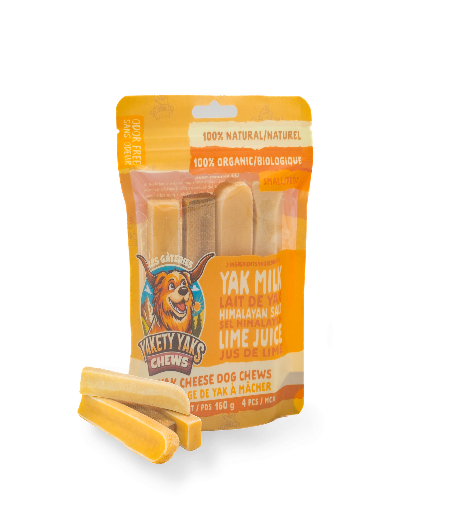 Natural Himalayan yak milk dog chew - small size