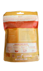 Back of Yakety Yaks Small 4-pack showing nutrition facts, cautions and puff instructions